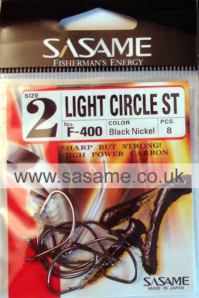4645 Sasame F-400 Light Circle ST Bait Hook Size 5/0 